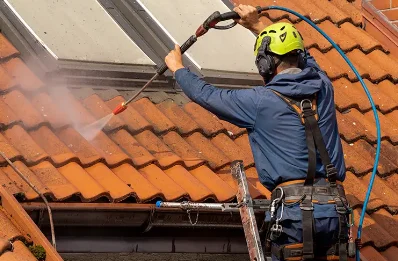 Démoussage et hydrofuge de toiture à Longueval